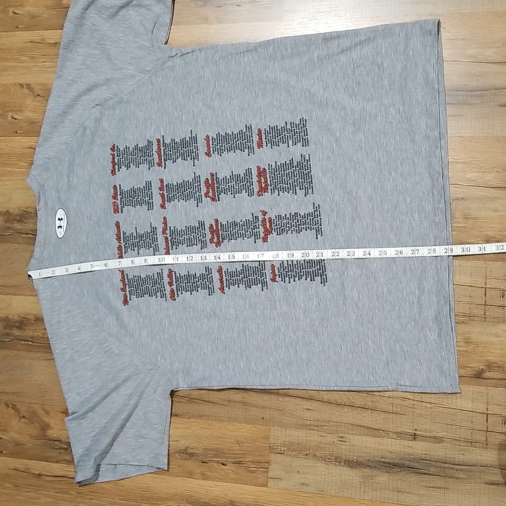 UA Babe Ruth League 2010 Cal Ripken Series Baseball Gray Short-Sleeved Tee Shirt - Picture 8 of 11